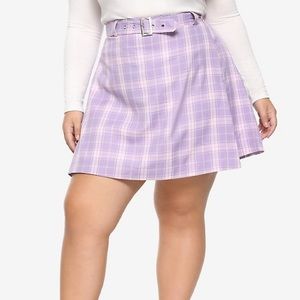 NWT Purple Pleated Skirt